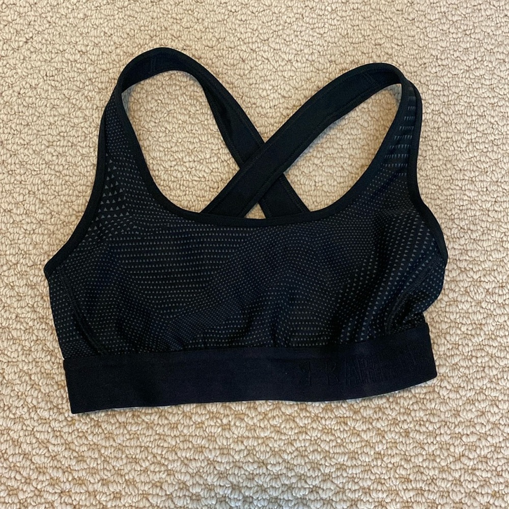 Under Armour Teen Girls youth XS UA Crossback Sports Bra
